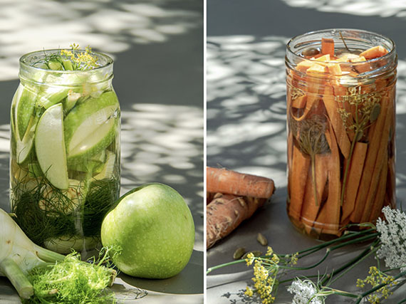 Encurtidos: vida vegetal latiendo en los frascos